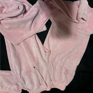 Women's Pink Velour Tracksuit